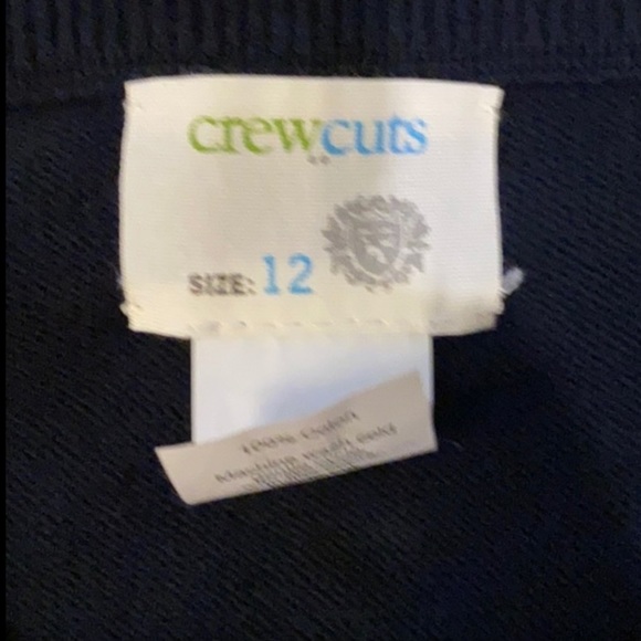 Crewcuts sweater size 12 boys navy  V-neck EUC 💙 - Picture 2 of 3